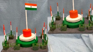 Indian Flag making paper /Independence day craft/paper Flag making eassy way