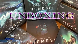 Nemesis - Full Kickstarter All-In Pledge Unboxing