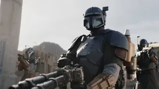 Mandalorians Battle Pirates Scene Rescues Navarro | The Mandalorian Season 3 Episode 5