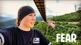 PARALYZED WITH FEAR | Gatlinburg Sky Bridge | North Carolina | Solo Female Van Life