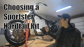Choosing a Sportster Hardtail Kit - Chopper Build Series Video 11