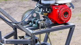 Homemade Gas Powered Plow 200cc