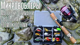 МИКРОВОБЛЕРЫ КОСЯТ ВСЕ! Ловля на малой реке