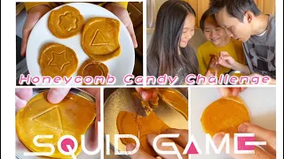 We did the Squid Game Honeycomb Dalgona Sugar Candy Challenge!