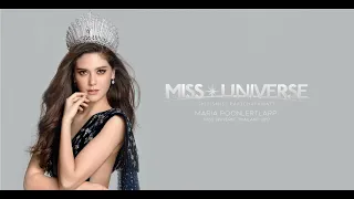 Maria Poonlertlarp Miss universe thailand 2017