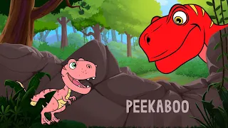 Peekaboo Baby Trex | Dinosaurs For Kids | FunForKidsTV - Nursery Rhymes