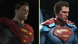 Injustice vs Injustice 2 Returning Characters Models Comparison