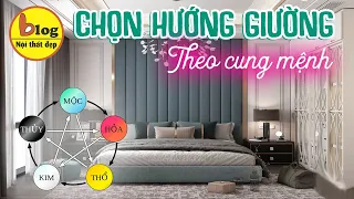 Phong thủy phòng ngủ - kinh nghiệm chọn hướng giường theo phong thủy cho từng cung mệnh