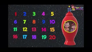 Count And Move (HD  | Number song 1-20 for children | Counting numbers | The Singing Walrus