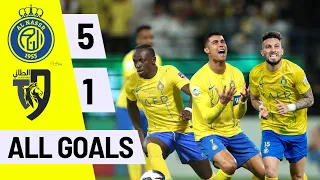 Ronaldo Hattrick | Al Nassr v Al Tai Highlights & Goals