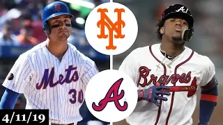 New York Mets vs Atlanta Braves Highlights | April 11, 2019
