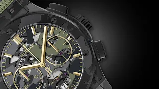 HUBLOT - CLASSIC FUSION AEROFUSION CHRONOGRAPH CERAMIC GREEN CAMO 45MM