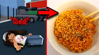 Every time I DIE in MM2, I eat SPICY NOODLES..