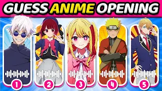 🎵 Guess Anime OPENING for each YEAR 🔥 2000 - 2024 🔍 Anime Quiz🔊🤩🔥 (Level: EASY ➜ HARD) 🎶