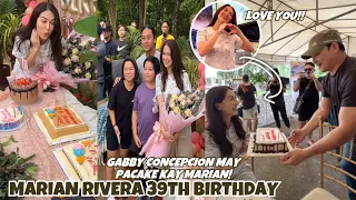 MARIAN RIVERA 39TH BIRTHDAY SURPRISE SA TAPING ❤️ MAY PACAKE SI GABBY CONCEPCION KAY MARIAN SWEET
