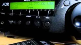 Gander Volmet 13270 kHz received in Germany on AOR AR7030