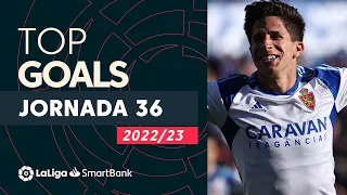 All Goals Matchday 36 LaLiga SmartBank 2022/2023