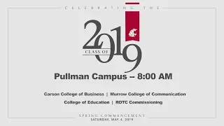 Spring 2019 8 a.m. Commencement Ceremony