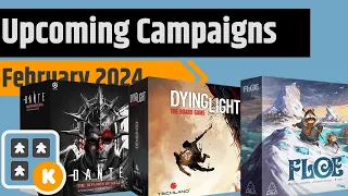 Upcoming Campaigns For February - Dante, Thunder Road Vendetta, Aeon's End & More!!!