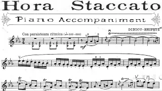 Hora staccato - Grigoras Dinicu | Practice With Piano Accompaniment