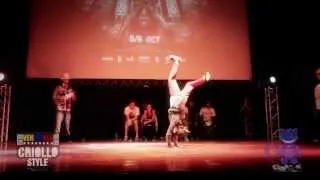 VENEZUELA CRIOLLO STYLE 2013 1 Vs 1 Battle B-Girl  (Anita vs Rosa) 4to Hip Opsession