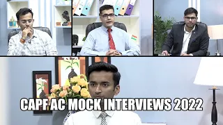 CAPF AC Mock Interview 2022-23 | UPSC CAPF AC Mock Interview in Hindi #2