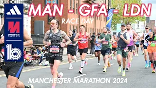 Good For Age time for London? - Manchester Marathon 2024 - Race Day Vlog - MAN - GFA - LDN