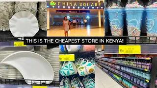 CHINA SQUARE, The Cheapest Store In Kenya,😱honest Review//What  will 1$ get you PART (1)