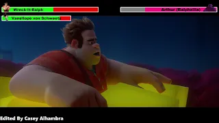 Ralph Breaks the Internet (2018) Final Battle with healthbars 2/2