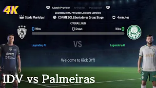 FC 24 Gameplay [PS5 4K] CONMEBOL LIBERTADORES 2024-IDV vs Palmeiras