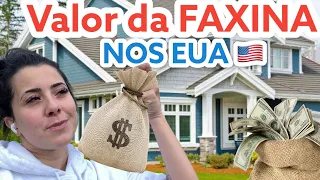 Quanto eu GANHO fazendo FAXINA nos EUA 🇺🇸🤭