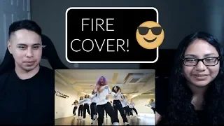 이달의 소녀 (LOONA) "BTS (방탄소년단) - 불타오르네 (FIRE)" Dance Cover Reaction