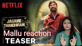 Jagame Thandhiram | Official Trailer Reaction Video | Dhanush | Karthik Subbaraj | Netflix India