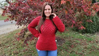 Easy Crochet Raglan Sweater Tutorial