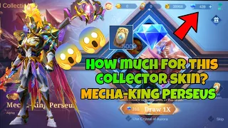 HOW MUCH DIAMOND SPEND FOR ALPHA NEW COLLECTOR SKIN🔥"MECHA-KING PERSEUS" IN GRAND COLLECTION! | MLBB