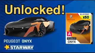 Asphalt 9 Unlocking PEUGEOT ONYX