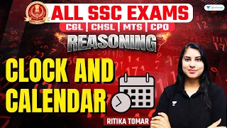 Clock and Calendar | Reasoning | SSC Exams 2024 | Ritika Tomar