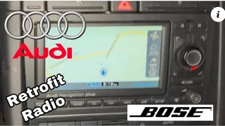 Audi B6 A4 RNS-E retrofit w/ factory Bose and satellite radio