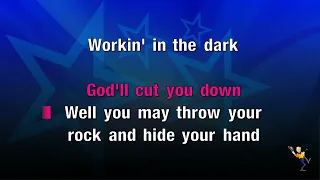 God's Gonna Cut You Down - Marilyn Manson (KARAOKE)