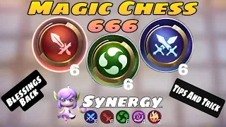 MAGIC CHESS 666 SYNERGY NEW UPDATE 2024 BLESSINGS IS BACK .