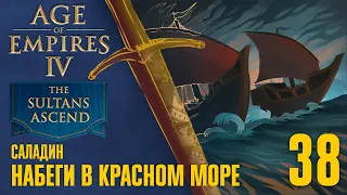 Набеги в Красном море 🏰 Прохождение Age of Empires 4 #38 [Восхождение султанов: Саладин]