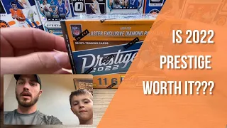 Numbered QB Hit 2022 Prestige Football Blaster Box!