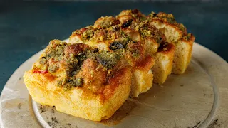 EASY HOMEMADE FOCACCIA BREAD in and AIR FRYER!