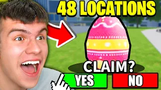 How To Find ALL 48 EGG LOCATIONS In Roblox Vehicle Legends! Egg Hunt Event 2024!