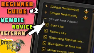 Dragon Nest SEA - PANDUAN  BEGINNER GUIDE LEVEL 99 NEWBIE, NOVICE, DAN VETERAN 2023 !!!!, PART 2