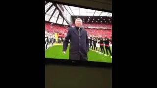 Sir Alex Ferguson - Last ever home game.