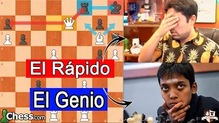 El GENIO INDIO Praggnanandhaa se ENFRENTA al MÁS RÁPIDO DEL OESTE! Praggnanandhaa Vs Nakamura