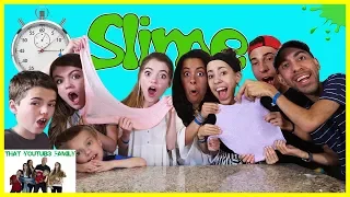 Speed Slime Making Challenge Ft. The Skory's / That YouTub3 Family