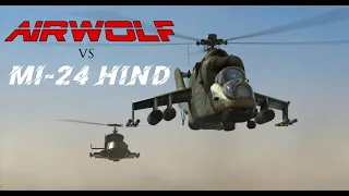 Airwolf vs Mi-24 Hind