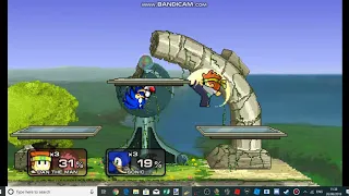 Dan The Man vs Sonic SSF2 Mods